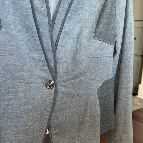 White House Black Market Grey Jacket - Picture 4 of 5